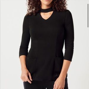 Small black scrub top